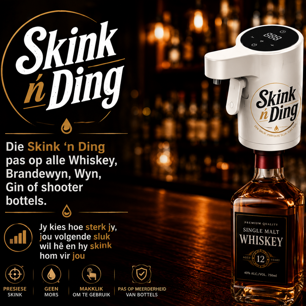 Skink 'n Ding Outomatiese Drank Dispenser - Wit